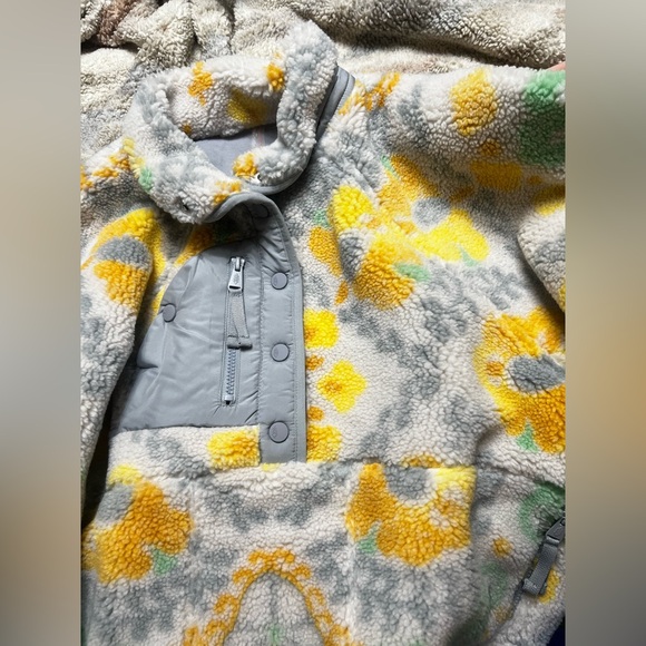 NWT Free People Hit The Slopes Printed Fleece Pullover - Picture 5 of 7